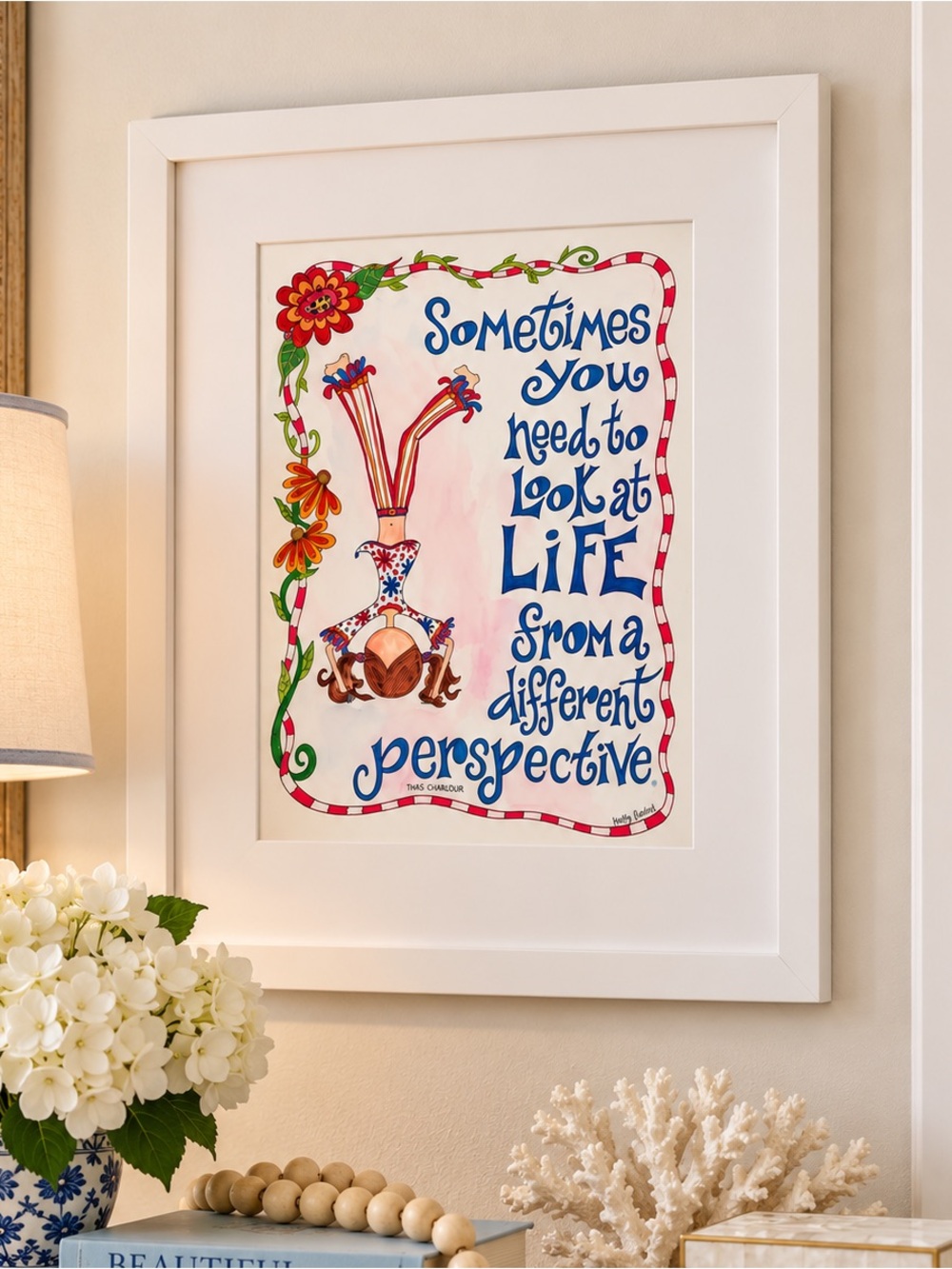 NWOT Whimsical Creative Wall Art Motivational Inspiration Artsy Girl Power